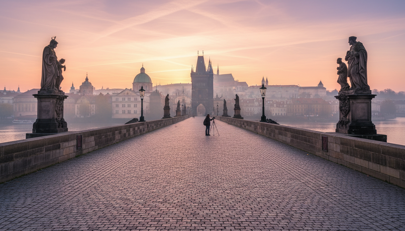 Charles Köprüsü’nde Gün Doğumu: En İyi Fotoğraf Çekim İpuçları ve Rehberi